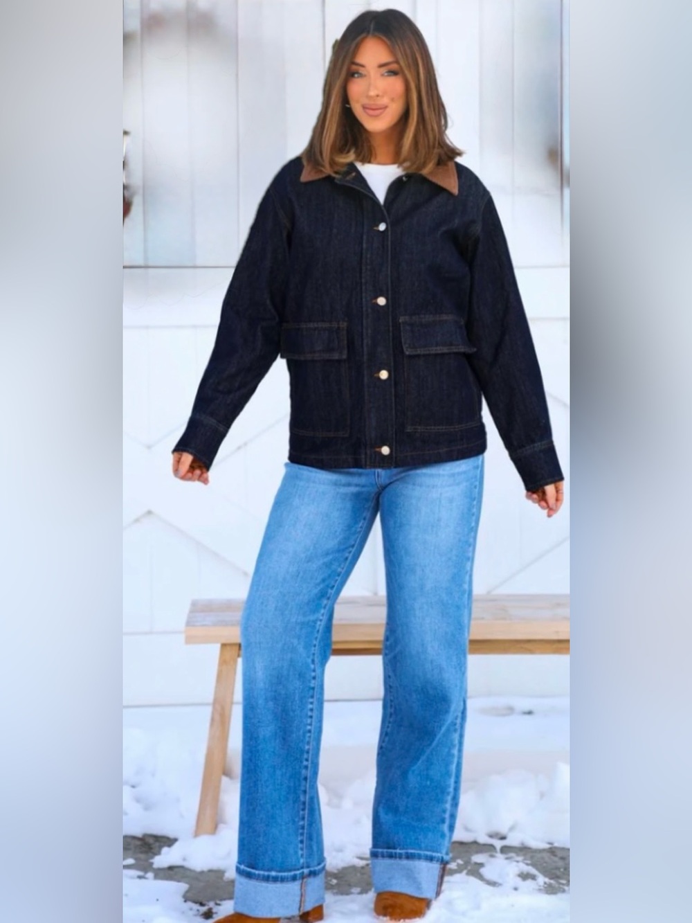 Dark Denim Carpenter Jacket - NWT